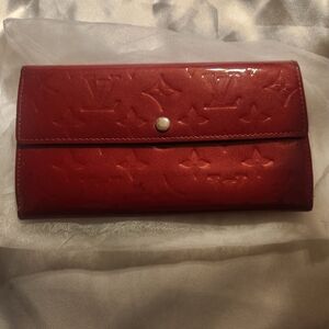 Louis Vuitton Scarlet Embossed Wallet